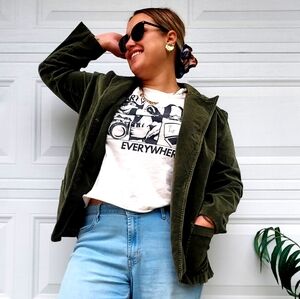 St. John's Bay Dark Olive Green Women's Blazer